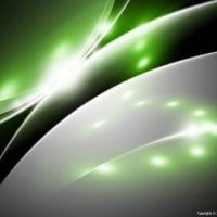 Lights green Spaceyard Abstract