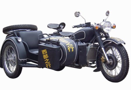 750CC Motorcycle with Sidecar M1 - motorcycle, cars, sidecar