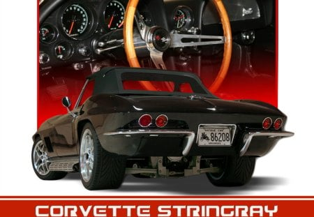 Corvette - vette, rendering, car, digital photo, corvette