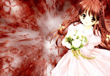 Sister Princess - anime, princess, flowers, sister