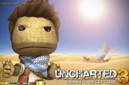 Little big Deception - uncharted, sackboy, little big planet, nathan drake