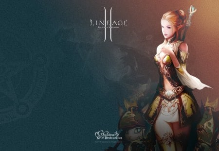 Lineage - jogo, lineage, garota, bonita