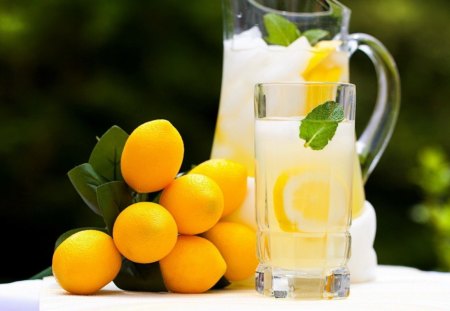 Have a drink - drink, water, lemon, juice