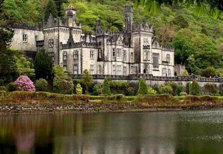 Kylemore Abbey - Ireland - historical, irish, abbey, ireland, castle