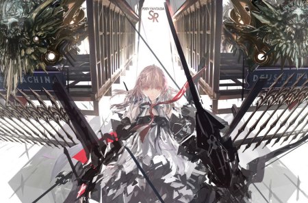 Pixiv Mecha Warrior - game, anime, girl, beauty, pixiv, new, wall