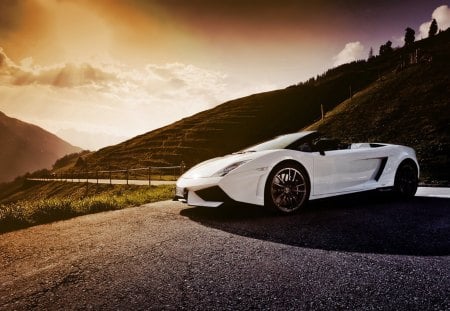 Lamborghini Gallardu - 21, white, 2012, car, picture, 06