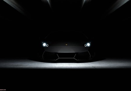 Lamborgini darkness - cars, lamborgini, dark, lights