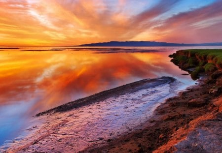 Sunset - nture, colorful, horizon, sunset