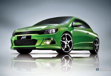 Volkswagen scirocco - lindo, verde, carro, scirocco, volkswagen