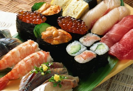 Sushi - sushi, fish, food, animal