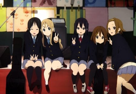 K-On the movie - yui, azusa, ritsu, mio