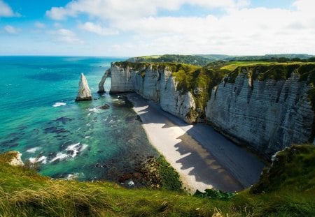 Beautiful Location - clouds, oceans, water, nature, beautiful, beaches, sea, sky