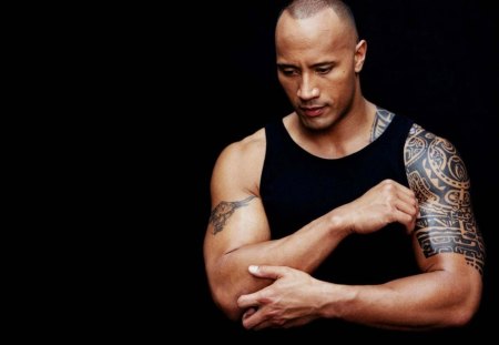 The Rock - actor, dwayne, rock, wwe