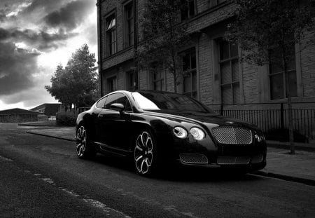 Kahn Bentley - tuned, bentley, dark, kahn, black, rims