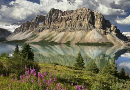 Nature beauty - nature, scenery, landscape, mountain, rocks, sky