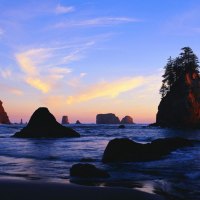 Sea Stacks at Sunrise