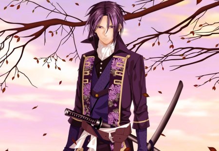 Hijikata sama - boy, katana, anime, sama, hijikata