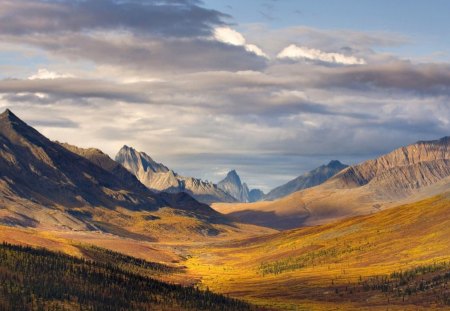 Klondike River Valley - Canada - canada, klondike, yukon territory, valley