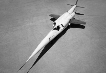 Douglas X-3 - airplane, jet, experimental, douglas, plane, black, nasa, white, vintage, x3, old, classic, x-3, antique