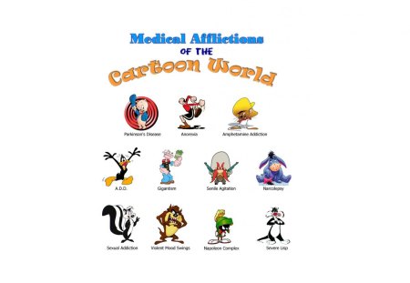 Medical Afflictions of Cartoon - cartoon, looney, network, tunes