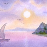 Watercolor Sail