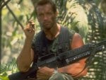 Arnold Schwarzenegger from the movie "Predator" 1987