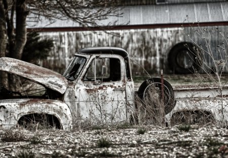 Better Days - beautiful, photography, photoshop, beauty, memories, truck, f100, old, classic, black and white, color, ford, country