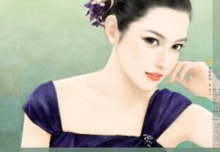 Elegant Girl - painting, girl, elegant, beautiful