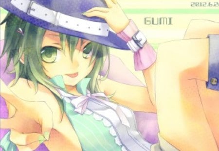 Gumi - gumi, anime, girl, volcaloid