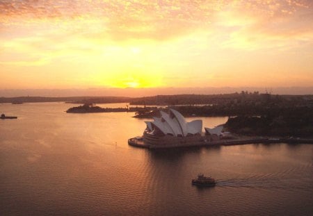 Sunrise Over Sydney Harbour