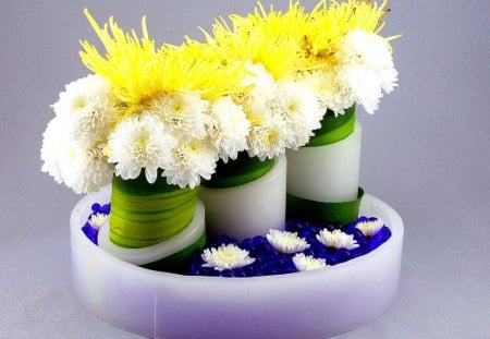 Beautiful floral decorations - flores, decorations, beautiful, flowers, decoracion