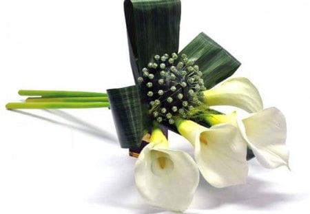 Beautiful floral arrangements - white, beautiful, flowers, blancas, flores