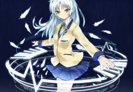 Kanade-chan - tachibana kanade, anime, angels, girl, cute, angels beats