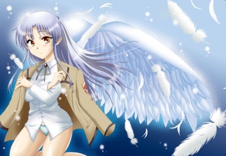 Angel - tachibana kanade, anime, angels, girl, cute, angels beats