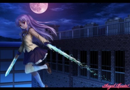 Anime - tachibana kanade, anime, angels, girl, cute, angels beats