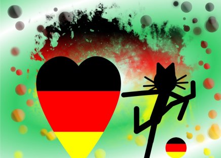 Cat Kittycat Soccer - sports, kittycat, pets, germany, cats, soccer, animals