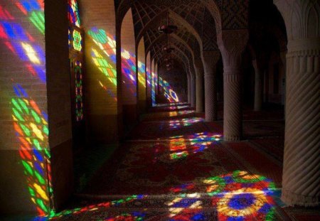 The Glory of Light - stained, beautiful, window, colors, light, bright, sun, glass, shine