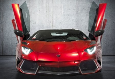 Mansory Aventador - red, tuned, lambo, custom