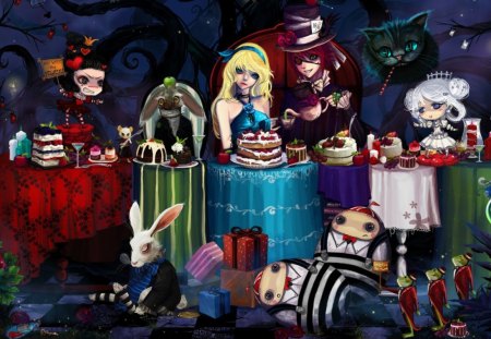 Alice in Wonderland - movie, hatter, alice, wonderland