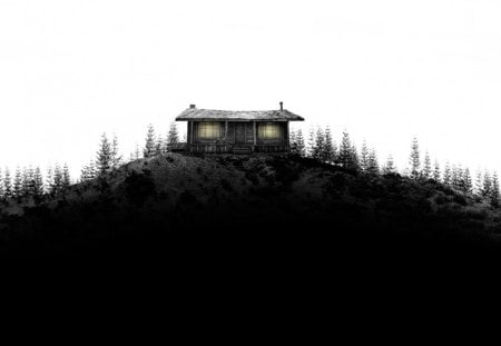 Cabin in the wood - house, deep, cabin, wood