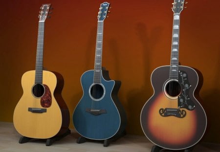 Guitars - photography, guitar, instrument, music