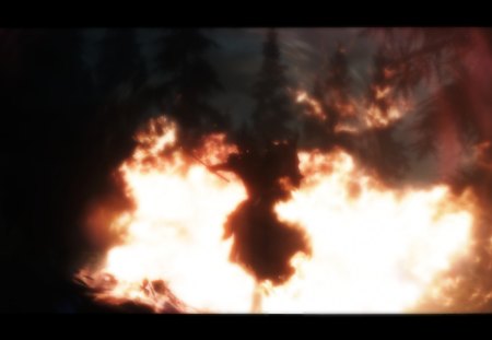 Skyrim Evil Approaches - 360, burn, 680, evil, enb, best, cgi, dragon, fire, skyrim, gtx, elder scrolls, mod, ultra, game, sword, flame, pc, horse, dragons, ninjas, the, xbox, new, wallpaper