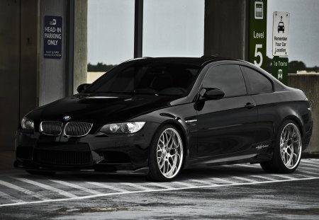 BMW m3 e92 - tuned, rims, black, bmw