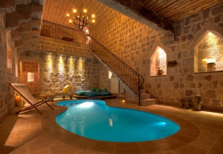 Come and relax - relax, relaxation, stairs, water, pool, comfortable