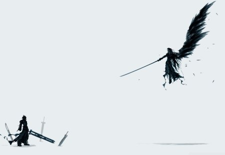 Dark Angel - sword, warriors, dark, anime, other, samurai, angel