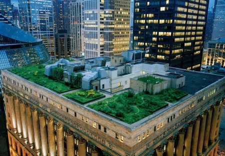 Garden Style New York - style, garden, terrace, skyscraper, new york