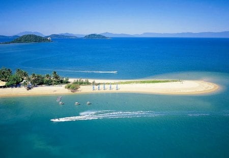 Barrier Reef Islands - nature, ocean, sand, islands