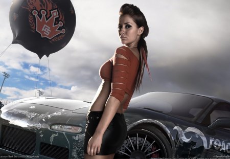 NFS Prostreet Girls - cars, game, racing, nfs