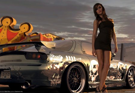 NFS Prostreet Woman - racing, cars, nfs, game