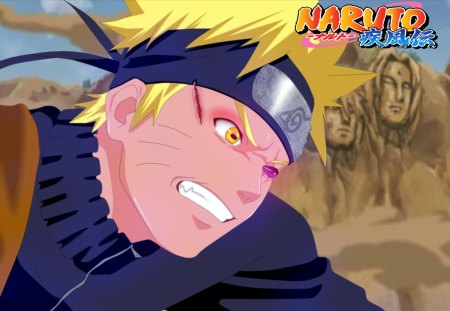 Naruto Uzumaki - whiskers, naruto shippuuden, headband, shinobi, naruto uzumaki, naruto, anime, uzumaki naruto, spiky hair, wound, rinnegan